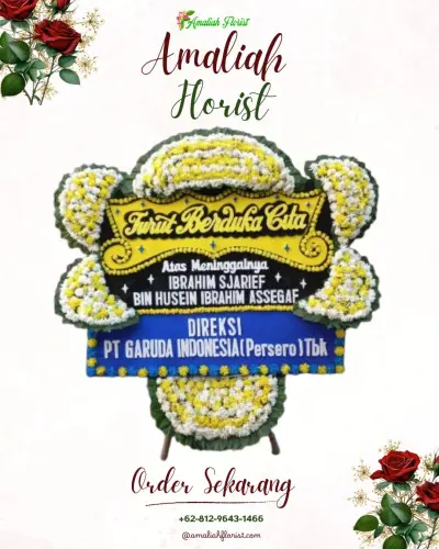 Papan Bunga Duka di Simomulyo