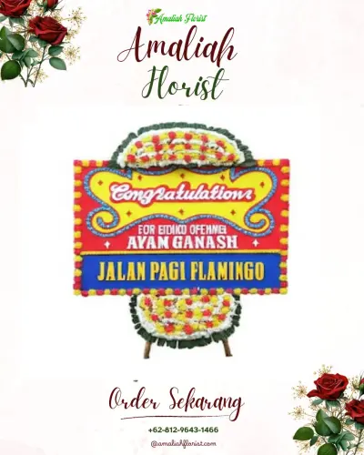 Bunga Papan Congratulation di Simomulyo